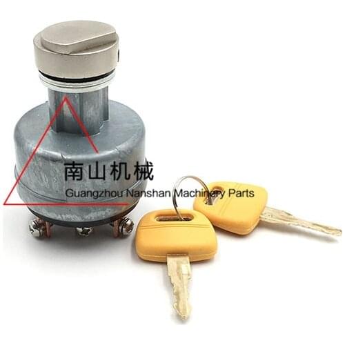 Free shipping for Doosan Daewoo DH150 / 220 / 225 / 300 - 5 - 7 - 9 ignition switch switch switch lock excavator accessories