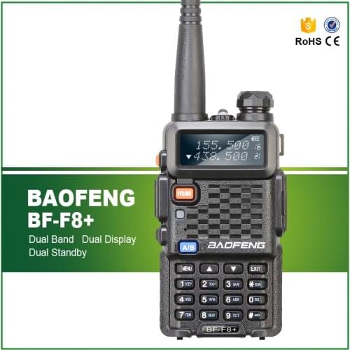 Free Shipping New BAOFENG BF-F8+ Dual Band VHF/UHF 136-174MHz&400-520MHz Portable Amateur Radio Transceiver