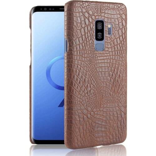 SUBIN Case For Samsung GALAXY S9 plus G9650 6.2" luxury Crocodile Skin PU Leather Back Cover Phone Protective Case for SM-S9