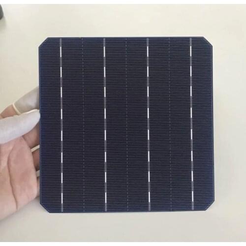 ALLMEJORES Monocrystalline solar cell 20.8% High Efficiency 156mmx156mm Good quality A Grade for diy solar panel 25pcs/Lot