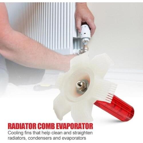 Hot Sale New Universal Car Radiator Fin Comb Plastic Condenser Evaporator Fin Straightener Coil Comb Auto Cooling System Tools