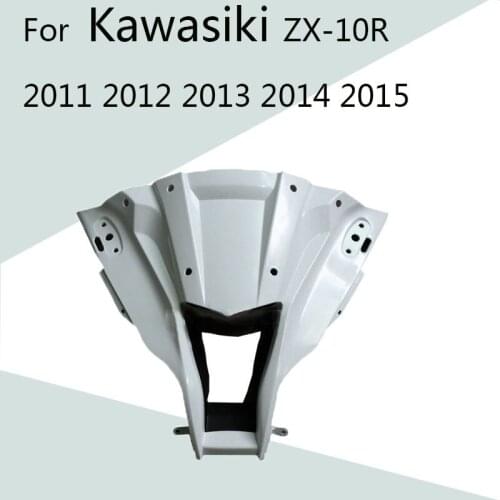 For Kawasiki ZX-10R 2011 2012 2013 2014 2015 a Set Motorcycle Unpainted Head Cover and Air Vent ABS Injection Fairing