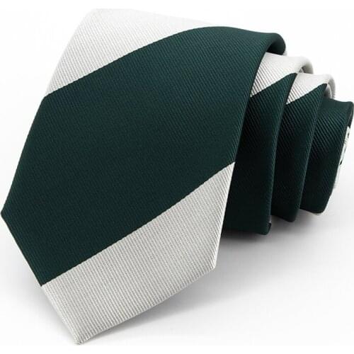 High Quality Striped 8CM Tie for Men Mariage Business Dress Office Necktie Cravate Wedding Gifts With Box