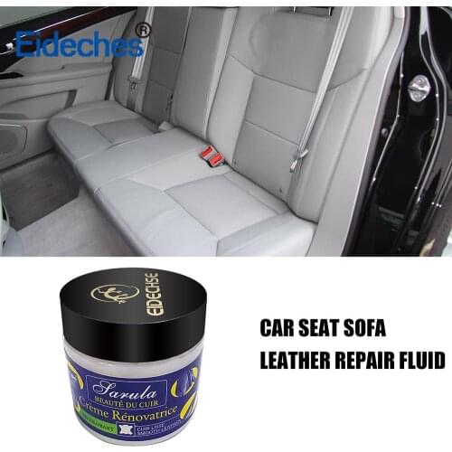 50ml Leather Scratch Cracks Rips Repair Kit Car Seat Coats Sofa Holes Liquid Vinyl Retreading Cream Polishing Color Restore