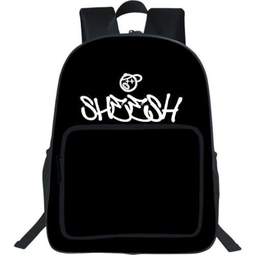 Sheesh Backpack New Hot Sales School Bags Student Bookbag Cartoon Sheesh Pattern Children Bag Boy Girl Backpack Mochila