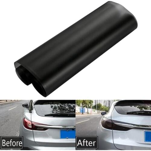 Car Light Tint Vinyl Film Matt Black Automobile Car Lamp Flexibility PVC Film Removable UV-Resistant Headlight Taillight Sticker