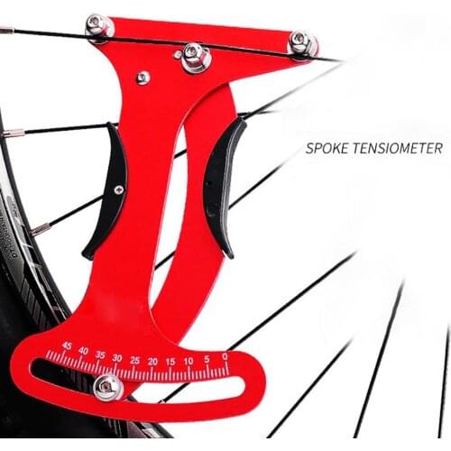 Tension Meter Convenient High Hardness Aluminium Alloy Measurement Spoke Wrench for Bicycle Wheel Bicycle Repair Tools