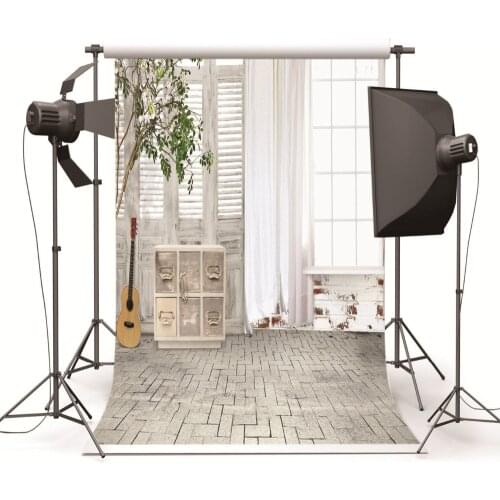 White Curtain Room Vinyl Photography Background Customize Backdrop Computer Digital Printing Background for photo Studio Wedding