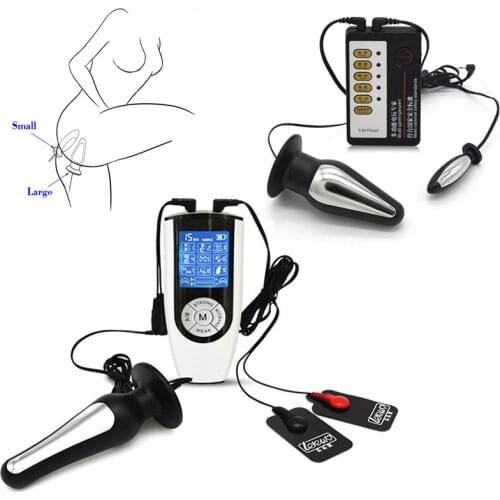 USB Charging Box Electric Shock Vagina Nipple Pad Anal Butt Plug Stimulation Prostate Massage Medical Themed Sex Toy For Couple