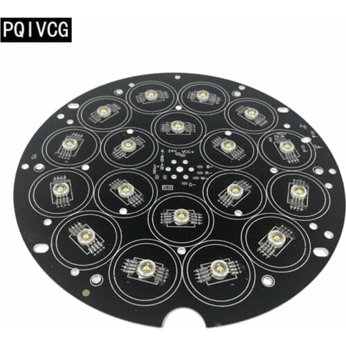18x12w rgbw 4in1 led light board 24v rgbw 4in1 led lamp bead board