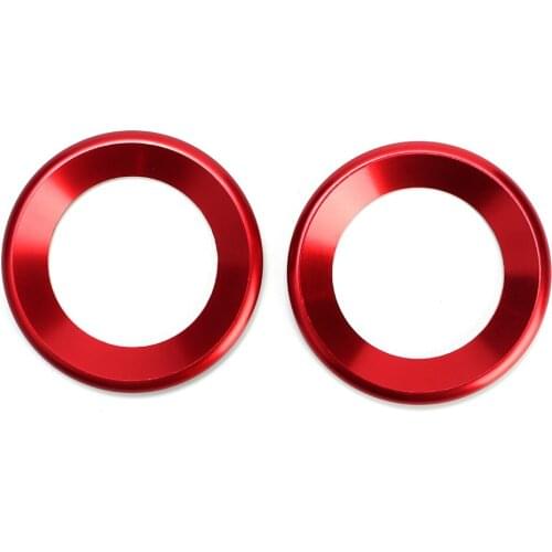 2pcs Loudspeaker Circle Trim Audio Speaker Decorative Ring Fit for Civic 10th Car Accessory