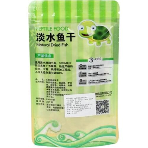 250ml/bag Fish Tank Freshwater Dried Fishes Turtle Feed Water Turtles Brazilian Tortoise Pet Food Calcium Supplement