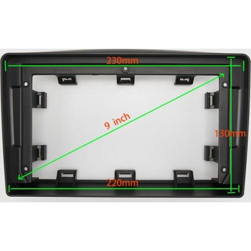 9 INCH Car Audio Frame GPS Navigation Fascia Panel Car dvd Plastic Frame Fascia is suitable for 1998-2002 TOYOTA LAND CRUISER VX