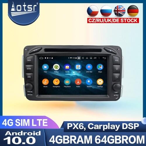 Car Multimedia Player For Benz ML W163/CLK W2092002-2005 C-Class W203 SLK Android Radio Stereo PX6 Car GPS Navigation Head Unit