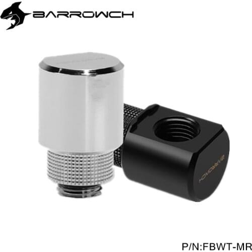 Barrowch 45/90 Rotatable Adapter Fitting G1/4'' 360 Angled Elbow smooth surface FBWT90-MR FBWT45-MR
