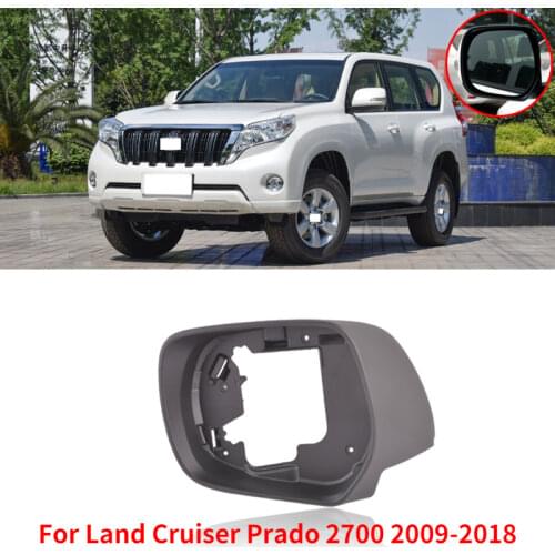 CAPQX For Land Cruiser Prado FJ150 2700 4000 LC150 GRJ150 LC200 200 2009-2018 Rear View Mirror Cover Rearview mirror Frame Hood