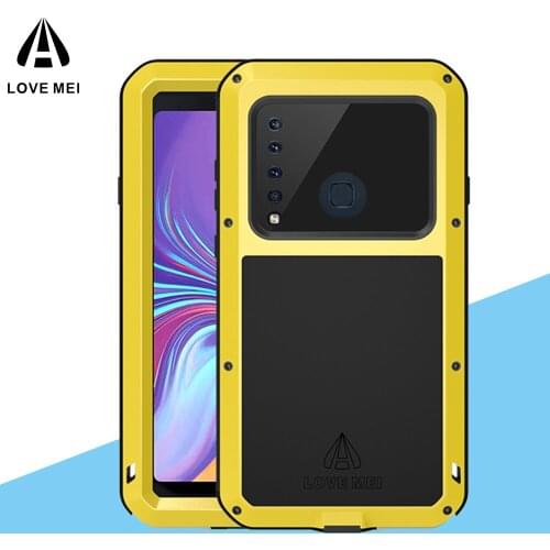 For Samsung Galaxy A9S Case LOVE MEI Shock Dirt Proof Water Resistant Metal Armor Cover Coque for Samsung Galaxy A9 Phone Case