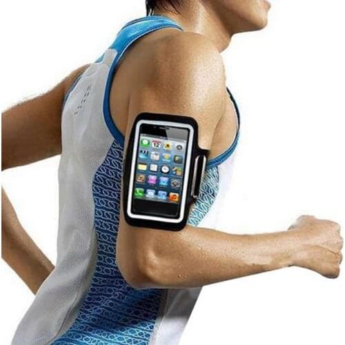 Running Phone Armband Case Water Resistant Sports Gym Workout Card Holder Arm Band With Adjustable Band For IPhone 6/6S