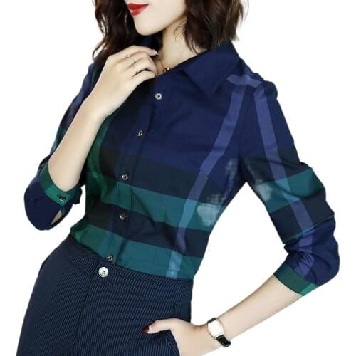 DIANRUO Blue Blouses