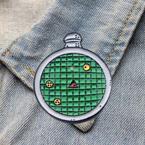 DZ429 Detector Enamel Pins Brooches Women Men Backpack Bags Badge Fashion Lapel Anime Jewelry Kids Gifts