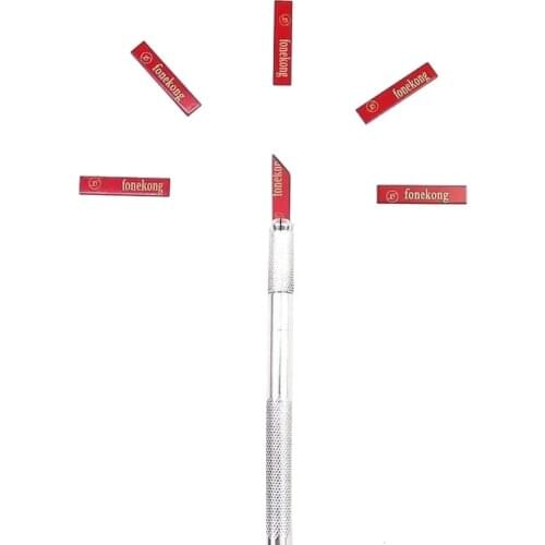 Fonekong Red Blade CPU Blade Safey To Clean A10 A9 CPU Remove The Glue Protect Hands Blade For Mobile Hard Disk Baseband Tools