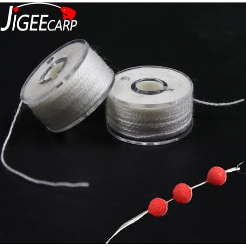 JIGEECARP 20M Carp Fishing PVA Bags Bait Environmentally Water Dissolving Braided PVA String Line for Carping Bollie Rigs Tackle