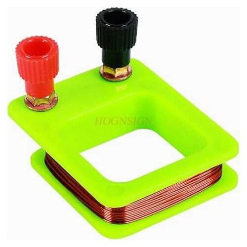 Square coil copper coil junior high school physics electromagnetic experiment equipment magnetic induction experiment accessorie