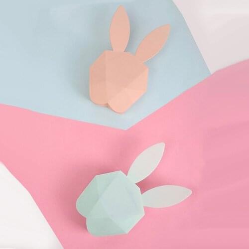 Cute Rabbit Night Light Alarm Clock Voice Activated LED Digital Clock Intelligent Voice Control USB Rechargeable For Kids