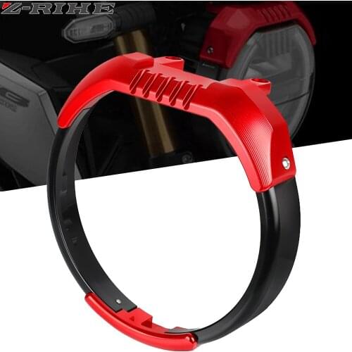 Motorcycle CNC Headlight Protector Grille Guard frame Cover Protection FOR Honda CB650R Mesh Grill Side Light Lamp Mount Cover