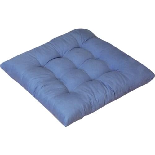 Indoor Outdoor Soft Cushion Pure Color Round Square Car Chair Cushion Non-Skid Chairs MatHome Office Garden Chair Pad