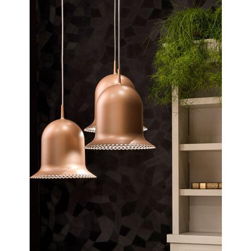 Lolita Suspension Light Modern pink pendant lamp princess hat flower metal pendant light Living Room girls room decoration lamp