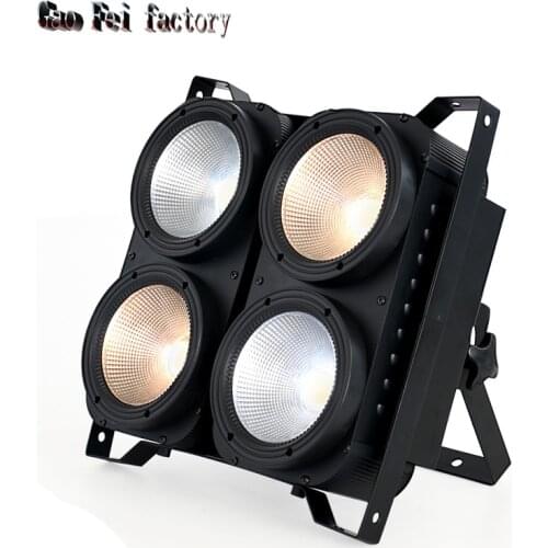 Led Cob Wash Light With High Brightness 4Pcs 100W 4Eyes Led Blinder Light Cob Cool/Warm White Led Good For Stage Lighting