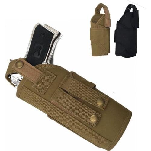 Tactical Pistol Holster Glock 17 19 M92 USP 1911 Concealed Carry Holster Nylon Gun Holster Pouch Shooting Hunting Accessories