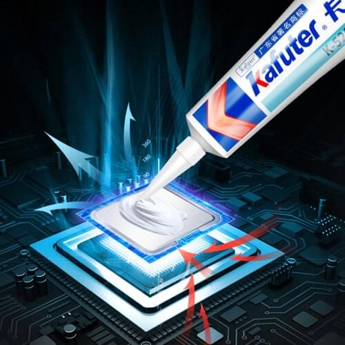 Kafuter 80g K-5202 High temperature resistant Thermal Grease Heat Sink Paste For LED Light CPU PCB COB Chips Special Glue