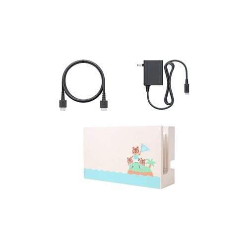 Original Animal Crossing NS Switch Charging Dock HDMI TV Dock Charger Station Stand for Nintend Switch AC Adapter Original New