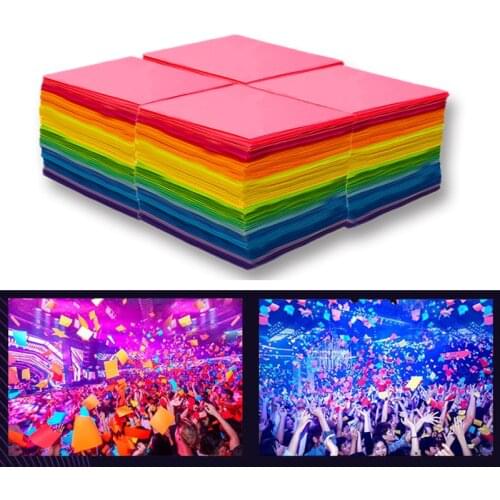 1kg Paper Confetti Solid Color Bar Nightclub KTV Atmosphere Maker Confetti DIY Love For Wedding Party Table Decorative Supplies
