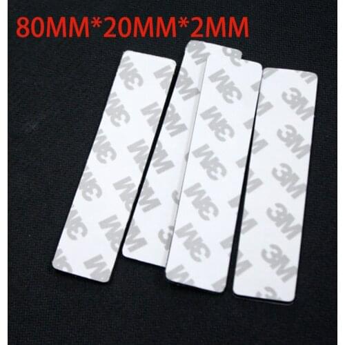 10pcs double-sided adhesive acrylic foam tape installation tape on both sides black 80*20MM