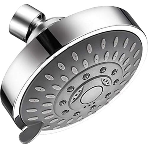 4inch High Pressure Fixed Showerhead Replacement Adjustable Swivel Joint