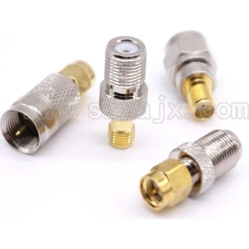 4 type SMA female to F female RF coax adapter connector straight type Free shipping