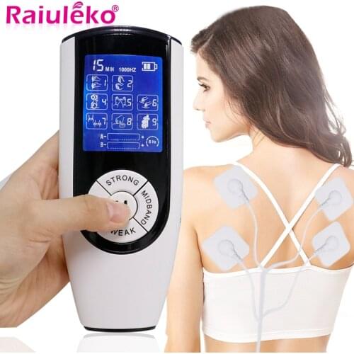 9 Models Electric Herald Tens Acupuncture Body Massage Muscle Stimulator Digital Pulse Therapy Machine For Back Neck Foot Leg