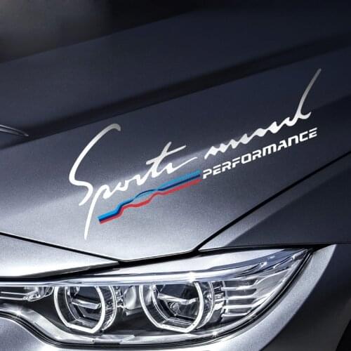 2pcs M Performance Car Decal Sticker for BMW 3 5 7 Series M3 M5 X1 X3 X5 E46 E39 E36 E60 E90 F30 F10 F34 E70 F15 F16 E38 E83 E87