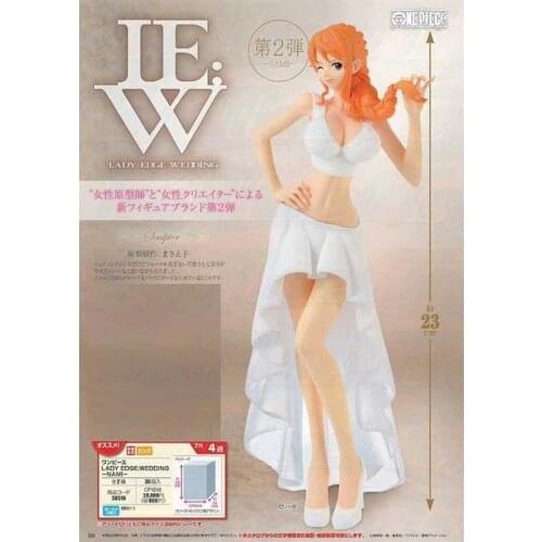 BANDAI Banpresto ONE PIECE LADY EDGE WEDDING Nami Anime Figure