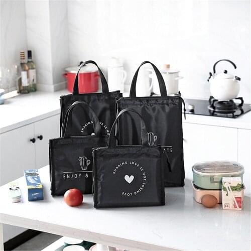 Big Size Thickened Waterproof Oilproof Lunch Bags Keep Warm/Cool Bento Pearl Handbag
