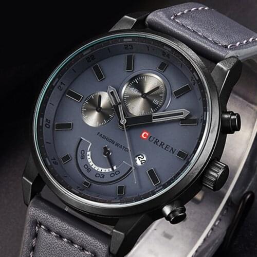 CURREN Fashion military Sport Mens Watches Top Brand Luxury Quartz Watch Reloj Hombre 2017 Clock Male hour relogio Masculino