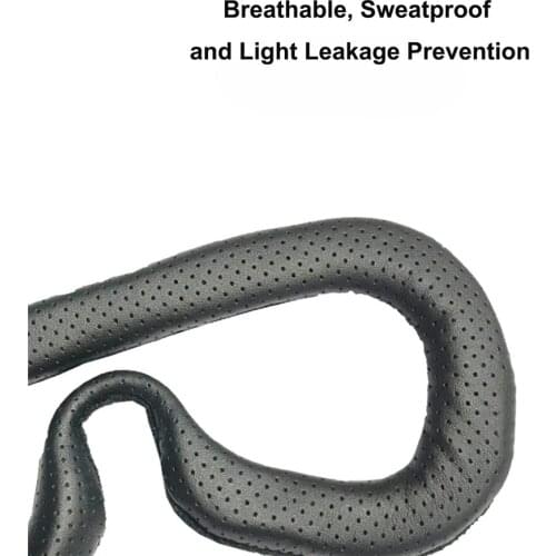 Soft PU Leather Face Foam Eye Mask Pad for HTC Vive VR Headset Breathable Eye Mask Cover for HTC Vive Accessories