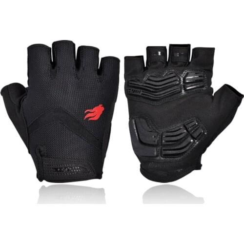FIRELION Cycling Gloves for Men Women GEL Sport Mountain Bike Bicycle Gloves Breathable Off Road Half Finger MTB Gloves Mittens