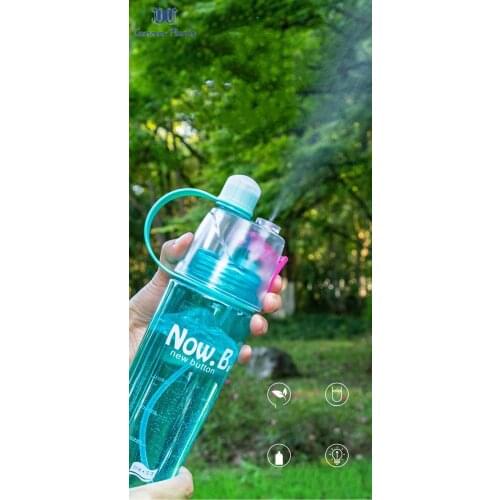 600ml Plastic Spray bottle Sport Leak Proof Drinking My cup Portable Fashion Drinkware Tour Bottles for lovers adults gift