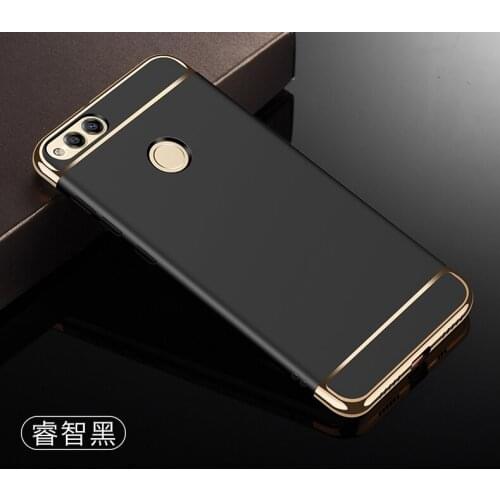 For Huawei Honor 7X Luxury Plated 3 IN 1 Case For Huawei Honor 10i 10 Ultra Thin Hard PC Back Cover On Honor 8X Max Bumper Case