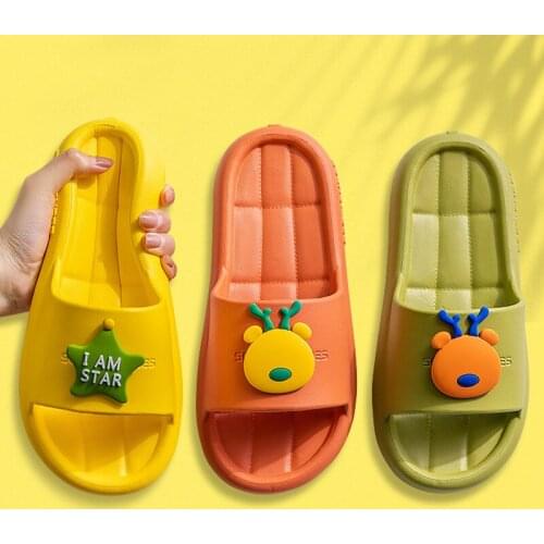 Slippers Women Summer Home Furnishing Eva Silent Soft Bottom Slippers Couple Bathroom Slippers Men