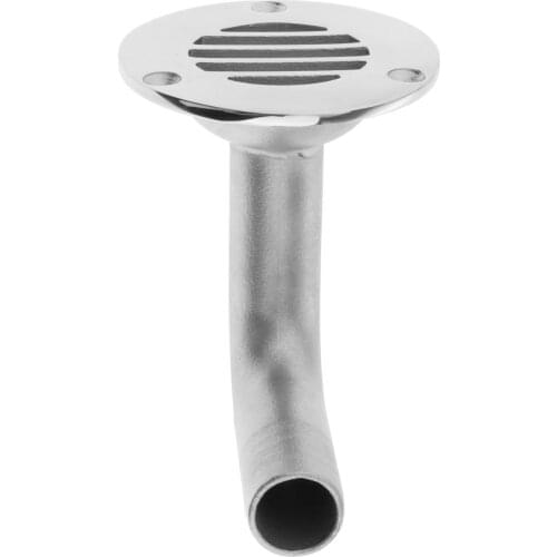 Deck Floor Drain 90 Degree Stainless Steel Fishing Boat Yacht Plumbing Fittings 3/4